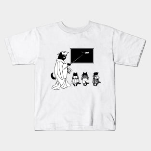 School Cats Teacher Kids T-Shirt